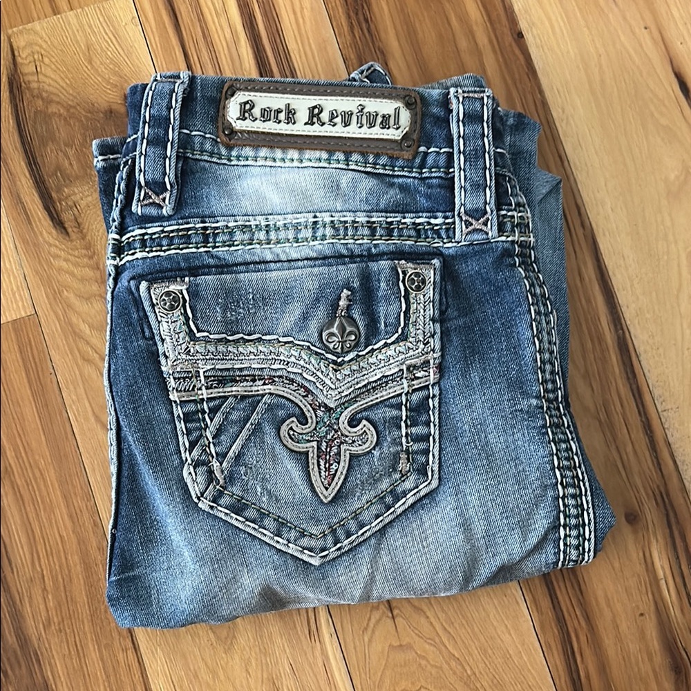 Rock Revival Blue Denim Jeans